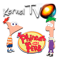 Логотип канала Kernel TV Финис и Ферб