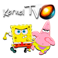 Логотип канала Kernel TV Губка Боб Квадратные Штаны