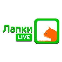 Логотип канала Лапки Live