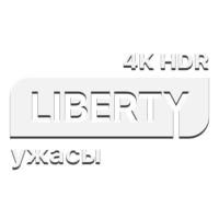 Логотип канала Liberty Ужасы 4K HDR