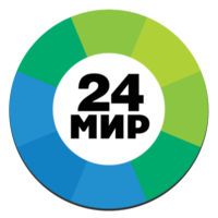 Логотип канала Мир 24