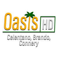 Логотип канала Oasis Celentano Brando Connery
