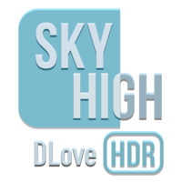 Логотип канала SKY HIGH DLOVE 4K HDR
