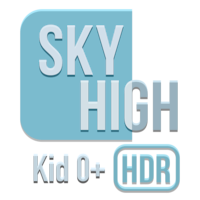 Логотип канала SKY HIGH KID 0+ 4K HDR