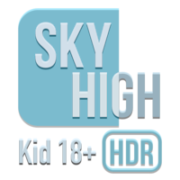 Логотип канала SKY HIGH KID 18+ 4K HDR