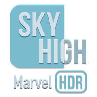 Логотип канала SKY HIGH MARVEL 4K HDR