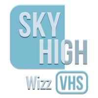 Логотип канала SKY HIGH WIZZ VHS FHD